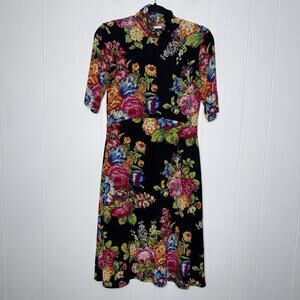 Ett:Twa Anthropologie Women’s Coreyell Floral Jersey Knit Dress Size XS